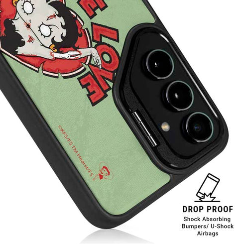Betty Boop Zombie Love Galaxy S24 Kickstand Case