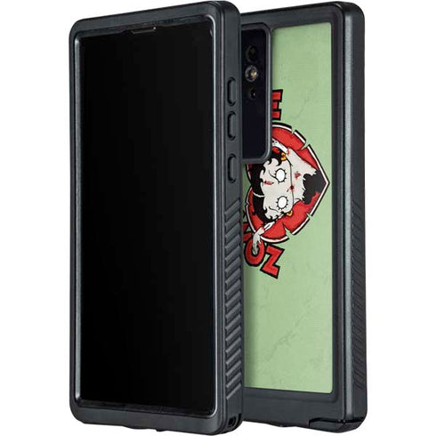 Betty Boop Zombie Love Galaxy S24 Ultra Waterproof Case