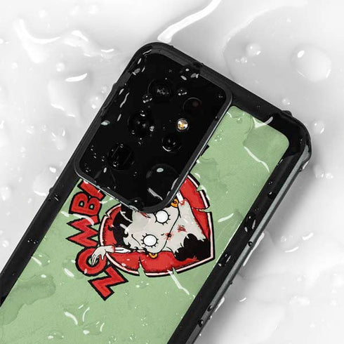 Betty Boop Zombie Love Galaxy S24 Ultra Waterproof Case