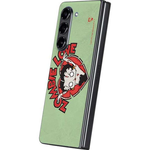 Betty Boop Zombie Love Galaxy Z Fold5 5G Skin