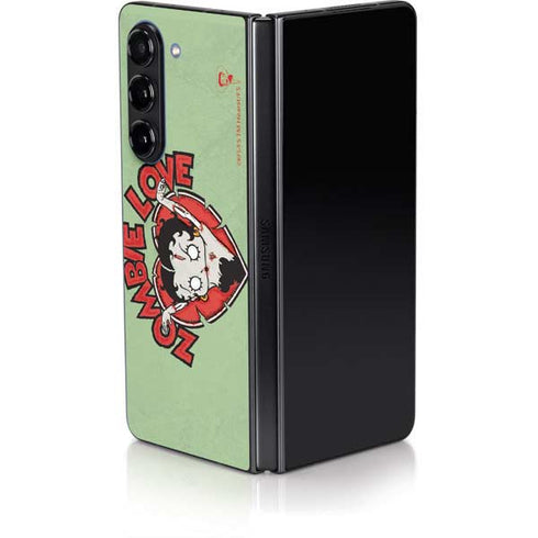 Betty Boop Zombie Love Galaxy Z Fold5 5G Skin