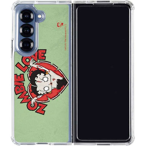 Betty Boop Zombie Love Galaxy Z Fold6 Clear Case