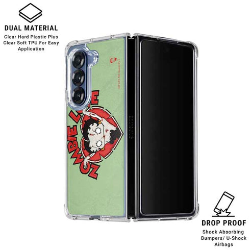 Betty Boop Zombie Love Galaxy Z Fold6 Clear Case