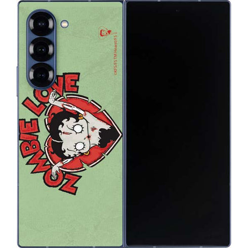 Betty Boop Zombie Love Galaxy Z Fold6 Skin