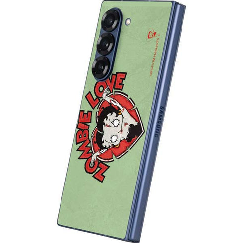 Betty Boop Zombie Love Galaxy Z Fold6 Skin