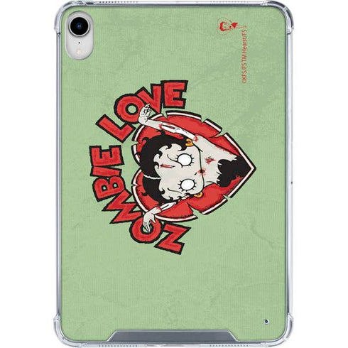Betty Boop Zombie Love iPad 11th Gen (2025) Clear Case