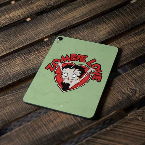 Betty Boop Zombie Love Apple iPad Pro Skin