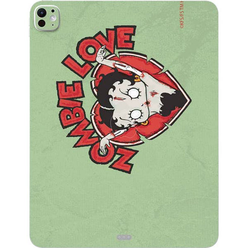 Betty Boop Zombie Love iPad Pro 13in M4 (2024) Skin