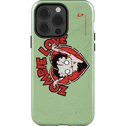 Betty Boop Zombie Love iPhone 15 Pro Impact Case