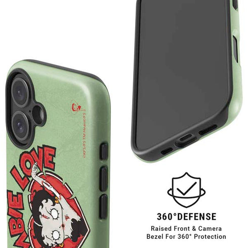 Betty Boop Zombie Love iPhone 16 Magsafe Impact Case