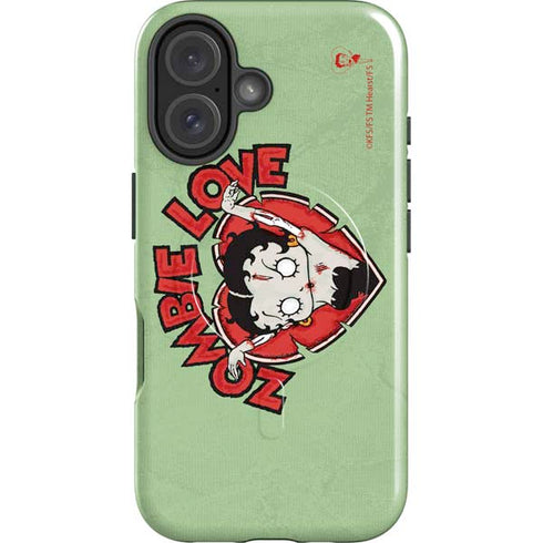 Betty Boop Zombie Love iPhone 16 Plus Magsafe Impact Case