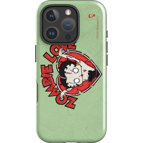 Betty Boop Zombie Love iPhone 16 Pro Magsafe Impact Case
