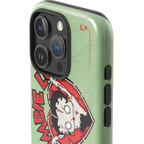 Betty Boop Zombie Love iPhone 16 Pro Max Impact Case