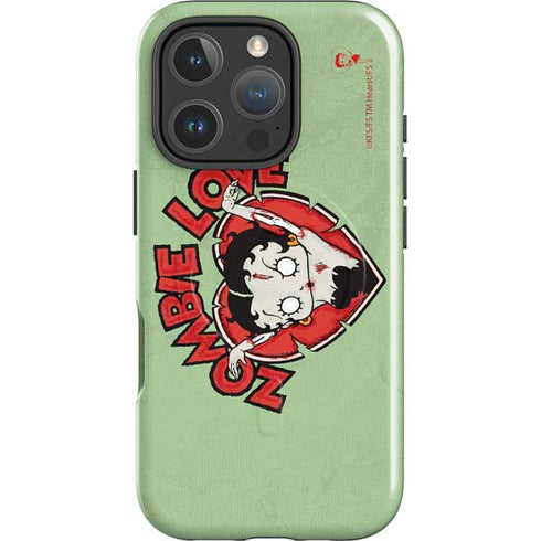Betty Boop Zombie Love iPhone 16 Pro Max Magsafe Impact Case