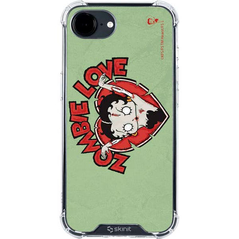 Betty Boop Zombie Love iPhone 16e Clear Case