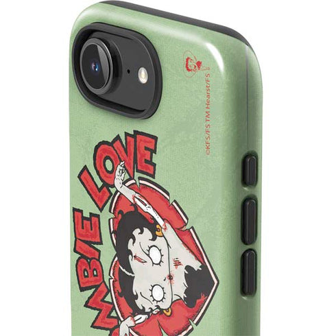 Betty Boop Zombie Love iPhone 16e Impact Case