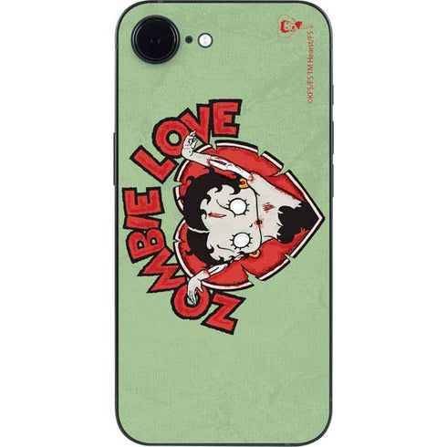 Betty Boop Zombie Love iPhone 16e Skin