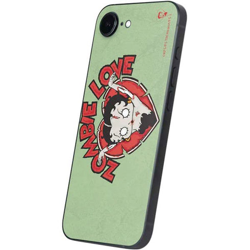 Betty Boop Zombie Love iPhone 16e Skin