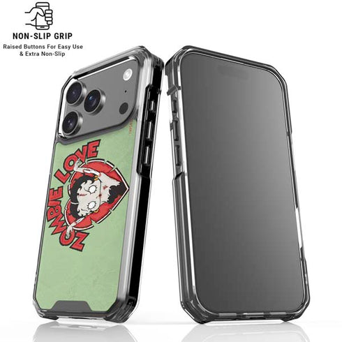 Betty Boop Zombie Love iPhone 18 Pro Clear Case