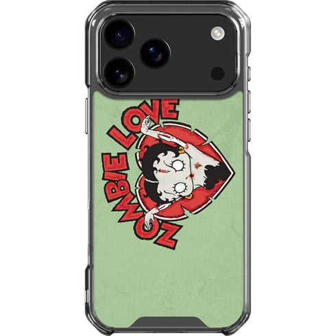 Betty Boop Zombie Love iPhone 18 Pro Max Clear Case