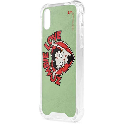 Betty Boop Zombie Love iPhone XS Clear Case