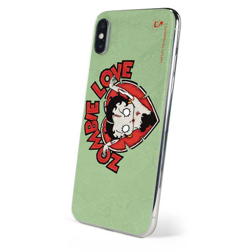 Betty Boop Zombie Love iPhone XS Skin