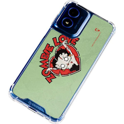 Betty Boop Zombie Love Moto G 5G (2024) Clear Case