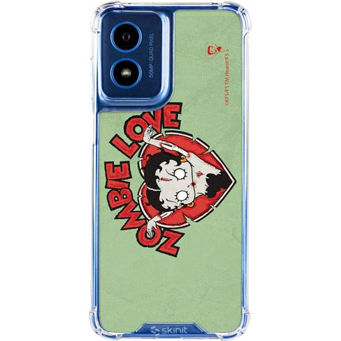 Betty Boop Zombie Love Moto G Play 4G (2024) Clear Case