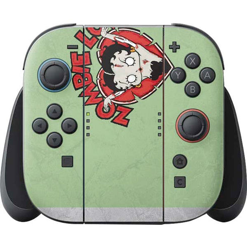 Betty Boop Zombie Love Nintendo Switch 2 (2025) Joy-Con Controller Skin