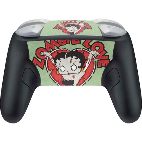 Betty Boop Zombie Love Nintendo Switch 2 (2025) Pro Controller Skin
