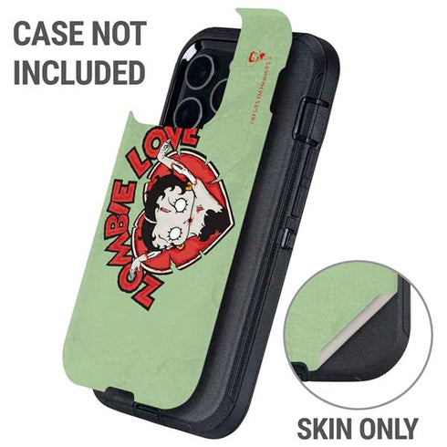 Betty Boop Zombie Love Otterbox Defender iPhone Skin
