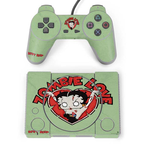 Betty Boop Zombie Love PlayStation Classic Bundle Skin