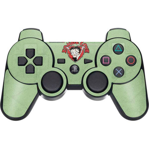 Betty Boop Zombie Love PS3 Dual Shock wireless controller Skin