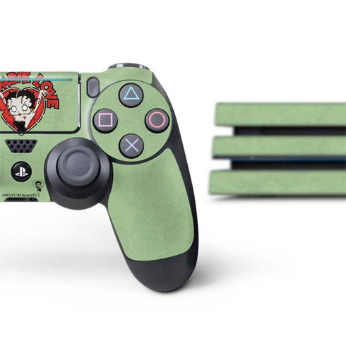 Betty Boop Zombie Love PS4 Pro Bundle Skin