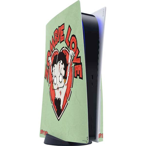 Betty Boop Zombie Love PlayStation PS5 Skins