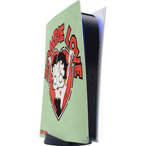 Betty Boop Zombie Love PlayStation PS5 Skins