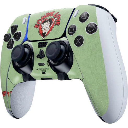 Betty Boop Zombie Love PS5 DualSense Edge Pro Controller Skin