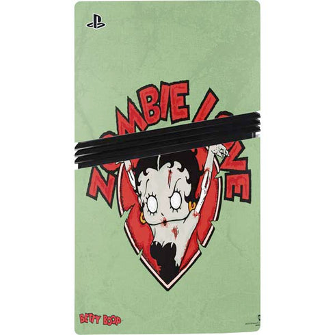 Betty Boop Zombie Love PS5 Pro Bundle Skin
