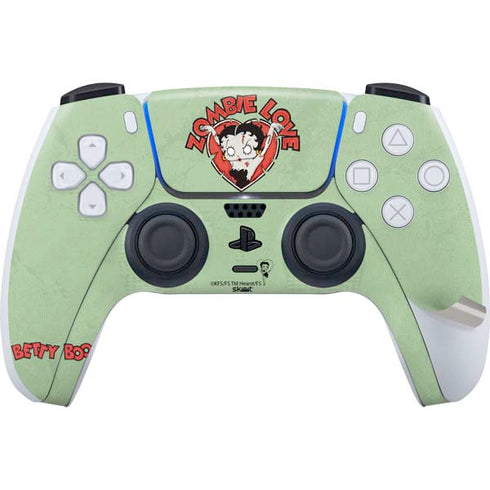 Betty Boop Zombie Love PS5 Pro Disk Bundle Skin