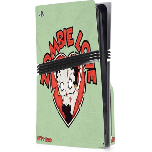 Betty Boop Zombie Love PlayStation PS5 Skins