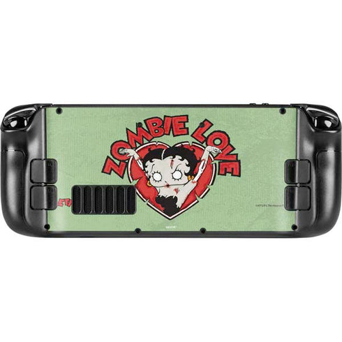 Betty Boop Zombie Love Steam Deck Handheld Gaming Computer Skin