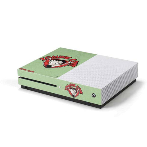 Betty Boop Zombie Love Xbox One S Console Skin