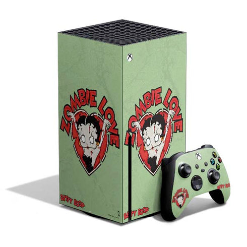 Betty Boop Zombie Love Xbox Series X Skins