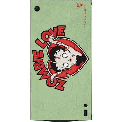 Betty Boop Zombie Love XBox Series X Digital Edition Console Skin