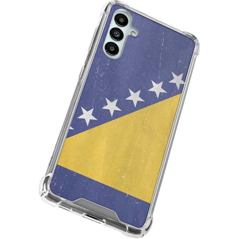 Bosnia and Herzegovina Flag Distressed Gabb Phone 4 Clear Case