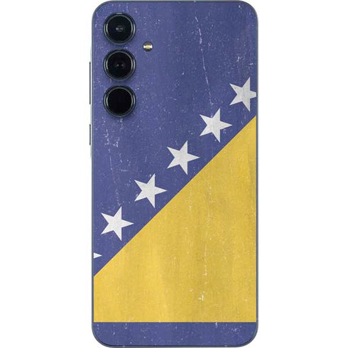 Bosnia and Herzegovina Flag Distressed Galaxy A35 5G Skin