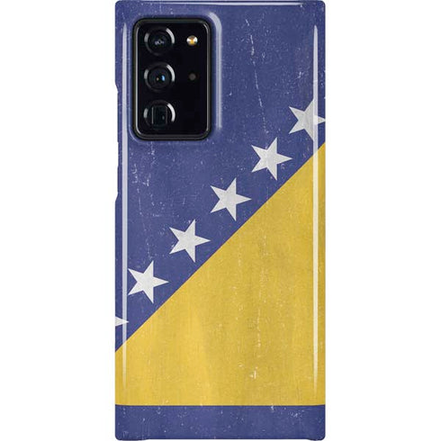 Bosnia and Herzegovina Flag Distressed Galaxy Cases