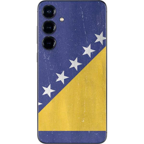 Bosnia and Herzegovina Flag Distressed Galaxy S25 Skin