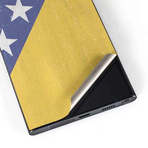 Bosnia and Herzegovina Flag Distressed Galaxy S24 Ultra Skin