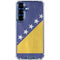 Bosnia and Herzegovina Flag Distressed Galaxy S25 Clear Case